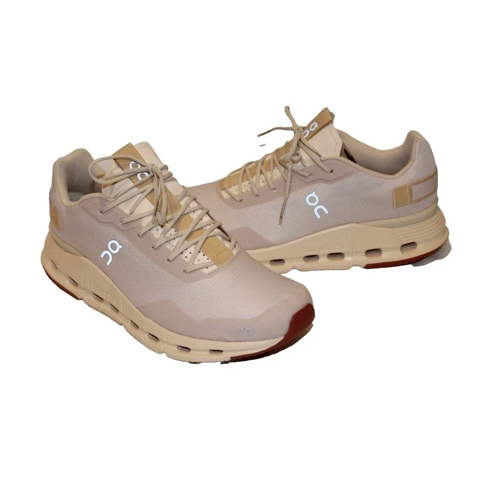 ON CLOUD WOMEN CLOUDNOVA FORM 2 RUNNING ATHLETIC‎ SNEAKERS SAND MOON 10 NEW